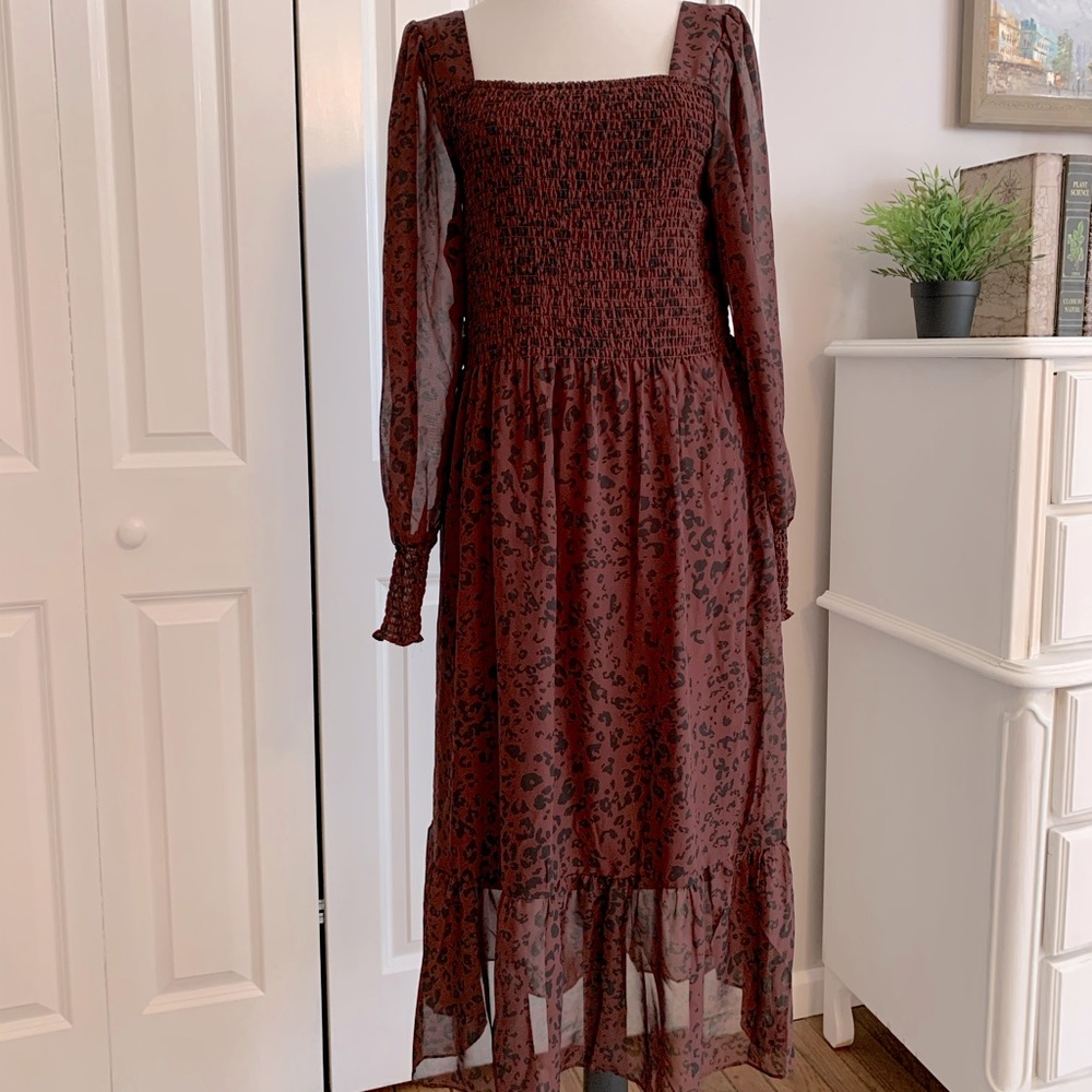 Nine West leopard print dress. Size M.